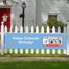 Personalized Birthday Sweet 16 License Plate 5 Ft. Banner