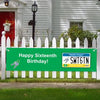 Personalized Birthday Sweet 16 License Plate 5 Ft. Banner