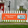 Personalized Birthday Sweet 16 License Plate 5 Ft. Banner