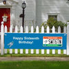 Personalized Birthday Sweet 16 License Plate 5 Ft. Banner