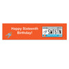 Personalized Birthday Sweet 16 License Plate 5 Ft. Banner