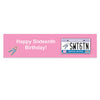 Personalized Birthday Sweet 16 License Plate 5 Ft. Banner