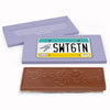 Deluxe Personalized Sweet 16 Birthday License Plate Chocolate Bar in Gift Box