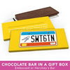 Deluxe Personalized Sweet 16 Birthday License Plate Chocolate Bar in Gift Box