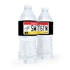 Personalized Sweet 16 Birthday License Plate Water Bottle Sticker Labels (5 Labels)