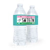 Personalized Sweet 16 Birthday License Plate Water Bottle Sticker Labels (5 Labels)