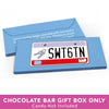 Deluxe Personalized Sweet 16 Birthday License Plate Candy Bar Favor Box