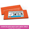 Deluxe Personalized Sweet 16 Birthday License Plate Candy Bar Favor Box