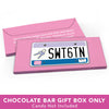 Deluxe Personalized Sweet 16 Birthday License Plate Candy Bar Favor Box