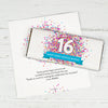 Personalized Sweet 16 Birthday Confetti Burst Chocolate Bar Wrappers