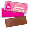 Personalized Sweet 16 Birthday Let's Celebrate Embossed Chocolate Bar & Wrapper