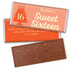 Personalized Sweet 16 Birthday Let's Celebrate Embossed Chocolate Bar & Wrapper