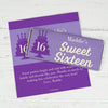 Personalized Sweet 16 Birthday Let's Celebrate Chocolate Bar Wrappers