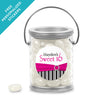 Birthday Personalized Paint Can Glamour Stripes Sweet 16 (25 Pack)