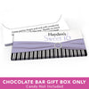 Deluxe Personalized Sweet 16 Birthday Glamour Stripes Candy Bar Favor Box