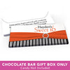 Deluxe Personalized Sweet 16 Birthday Glamour Stripes Candy Bar Favor Box