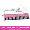 Deluxe Personalized Sweet 16 Birthday Glamour Stripes Candy Bar Favor Box