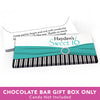 Deluxe Personalized Sweet 16 Birthday Glamour Stripes Candy Bar Favor Box