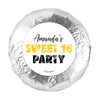 Personalized Sweet 16 Birthday Beach Party 1.25" Sticker (48 Stickers)s