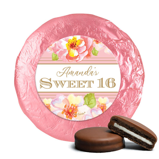 Personalized Sweet 16 Birthday Darling Dreams Chocolate Covered Foil Oreos s