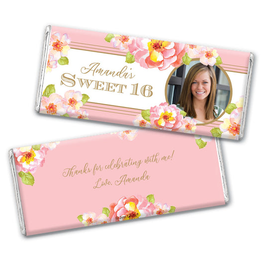 Personalized Sweet 16 Darling Dreams Hershey's Milk Chocolate Bar & Wrapper