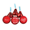 Personalized Sweet 16 Heart Stripes Hershey's Kisses