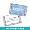 Personalized Administrative Professionals Day Watercolor Blots Hershey's Miniature Wrappers Only