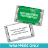 Personalized Administrative Professionals Day Watercolor Blots Hershey's Miniature Wrappers Only