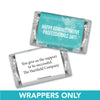 Personalized Administrative Professionals Day Watercolor Blots Hershey's Miniature Wrappers Only