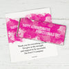 Administrative Professionals Day Personalized Chocolate Bar Wrappers Watercolor Blots