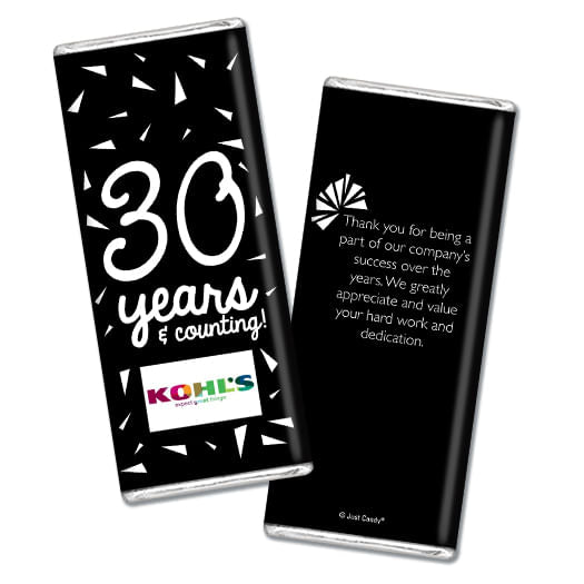 Personalized Birthday Add Your Logo Confetti Hershey's Milk Chocolate Bar & Wrapper