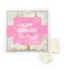 Personalized Administrative Professionals Day Water Color Bliss JUST CANDY� favor cube with Gummy Bears