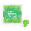 Personalized Happy Amin Day JUST CANDY� favor cube with Jelly Belly Jelly Beans