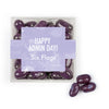 Personalized Happy Amin Day JUST CANDY� favor cube with Jelly Belly Jelly Beans