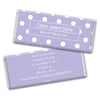 Baby Girl Announcement Personalized Chocolate Bar Wrappers Polka Dots