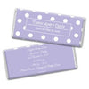 Baby Girl Announcement Personalized Chocolate Bar Wrappers Polka Dots