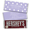 Baby Girl Announcement Personalized Hershey's Milk Chocolate Bar Polka Dots