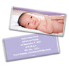 Baby Girl Announcement Personalized Chocolate Bar Wrappers Full Photo