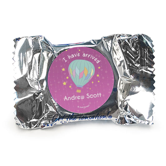 Personalized Girl Birth Announcement I Have Arrived York Peppermint Patties - pack of 70