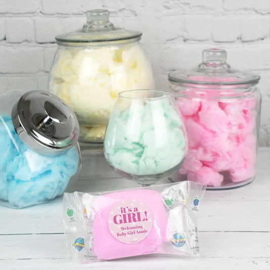 Personalized It's a Girl! Cotton Candy