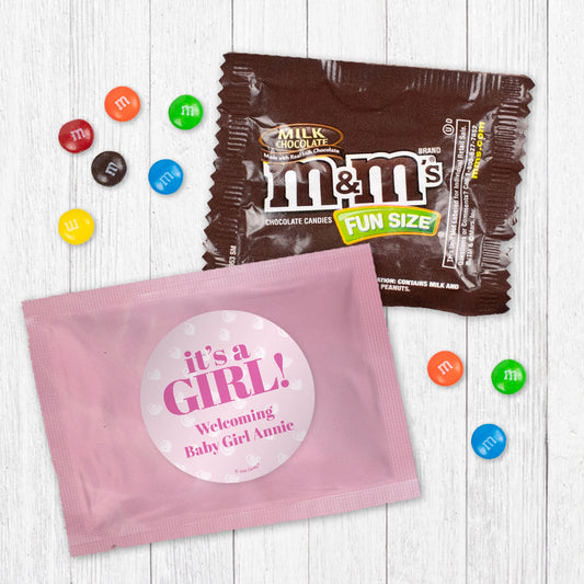 Personalized It's a Girl! Milk Chocolate M&Ms