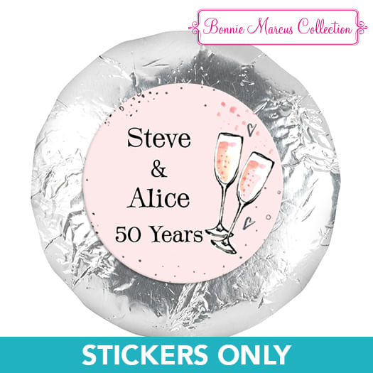 Anniversary Cheers to the Years Stickers (48 Stickers)