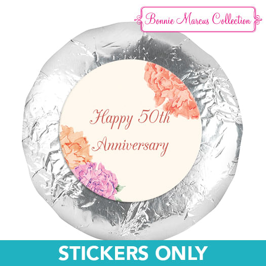 Anniversary Blooming Joy 1.25" Stickers (48 Stickers)