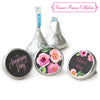 Floral Embrace Personalized Anniversary Stickers Kisses Candy Assembled Kisses