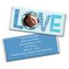 Bonnie Marcus Collection Personalized Hershey's Milk Chocolate Bar and Wrapper Patterned Love Boy Birth Announcement