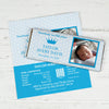 Bonnie Marcus Collection Personalized Wrapper Polka Dots & Crown Birth Announcement