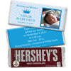 Bonnie Marcus Collection Personalized Hershey's Milk Chocolate Bar Polka Dots & Crown Birth Announcement