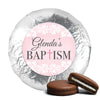 Personalized Bonnie Marcus Baptism Floral Filigree Chocolate Covered Oreos