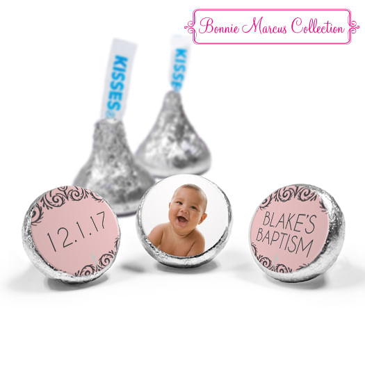 Personalized Baptism Scroll Hershey's Kisses – Just Candy