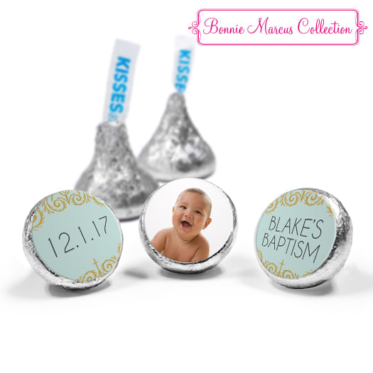 Personalized Baptism Scroll Hershey's Kisses